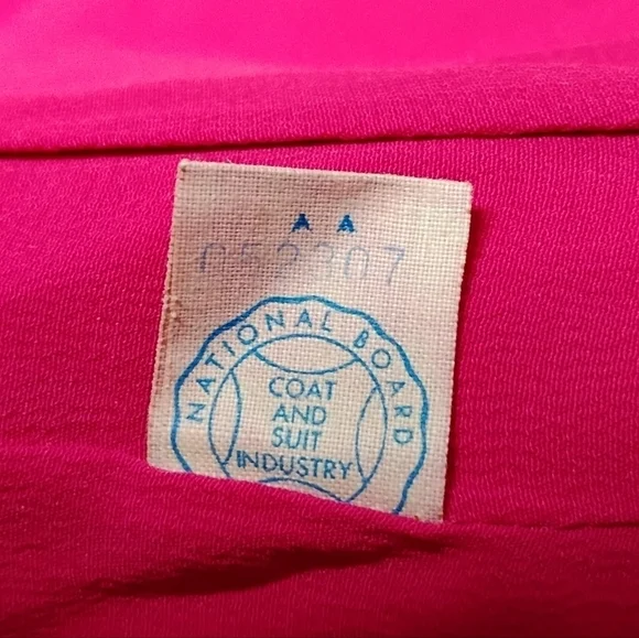 Towncliffe Vintage Hand Tailored Pink Blazer Union Made - Picture 8 of 9